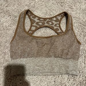 NVGTN mocha leopard eclipse seamless bra